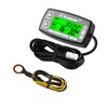 Runleader Digital Tach Hour Meter,Engine Temperature Gauge,Alert RPM & Temp,Backlights