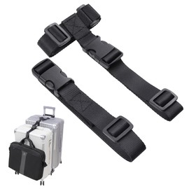 Vigorport Luggage Straps, Luggage Connector Straps for Suitcases Add A Bag and Connect Your 2 Suitcases Together Adjustable Attachment Accessories Belts (1'' Width S Size)