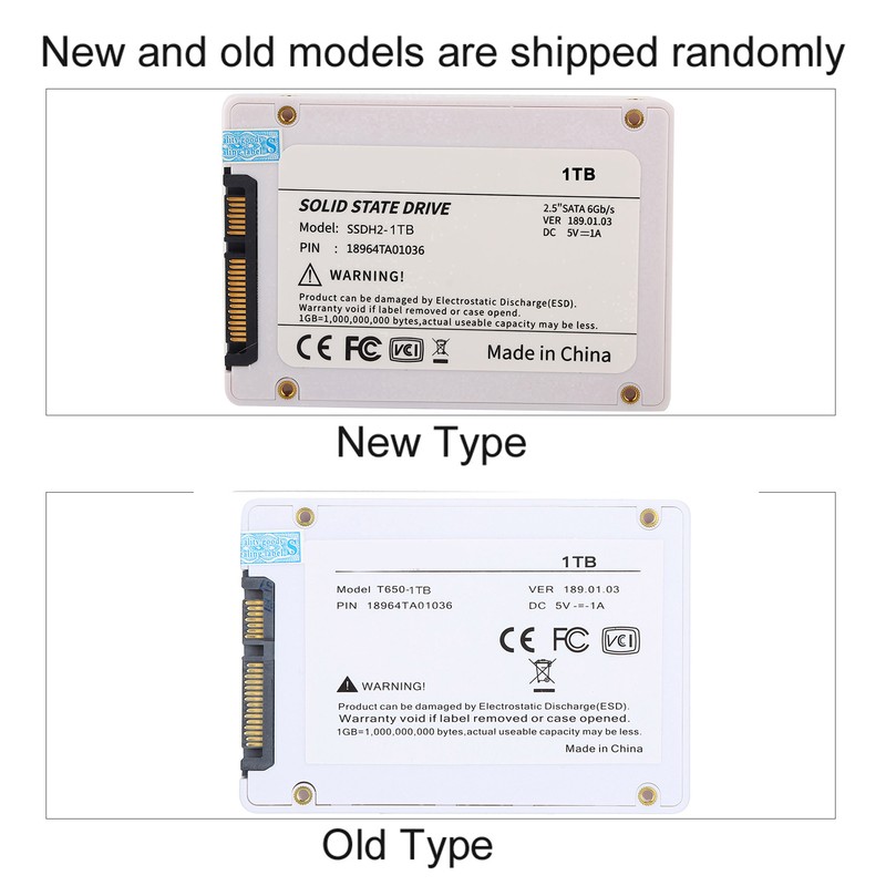 BU KING 2.5in Drive White High Speed Plastic Hard Disk