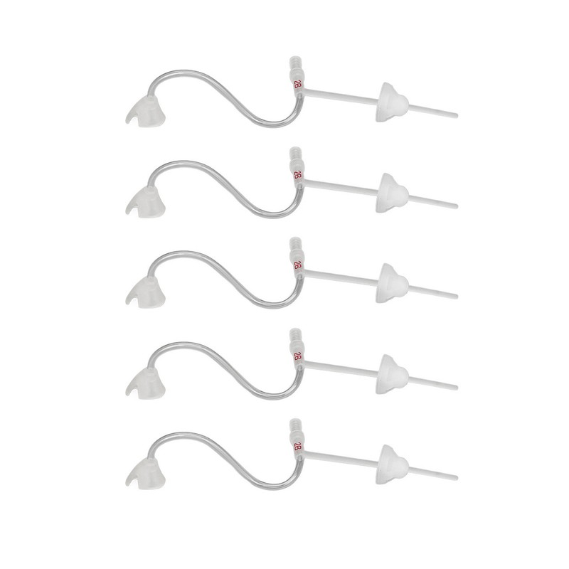 5pcs Sound Amplifier Tubes Single Layer Eartips Replacement Accessory Reduce