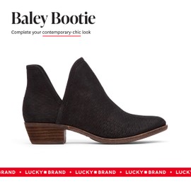 Lucky Brand Women's Baley Fashion Boot, Moroccan Blue, 7.5 Medium US