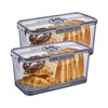Hausavant Bread Box for Kitchen Countertop, Airtight Bread Container with
