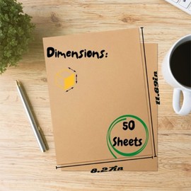 100 Pack Kraft Paper Sheets, A4 Size 8.27x11.69 inches, Kraft Paper, Brown Craft Paper, Craft Paper Sheets, Brown Printer Paper, Kraft Stationary Paper