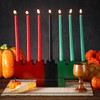 Zubebe 10 Pcs Kwanzaa Kinara Set 3 Red 3 Green