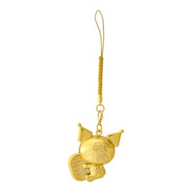 Sanrio 341835 Chrome Lanyard Keychain with Golden Roots