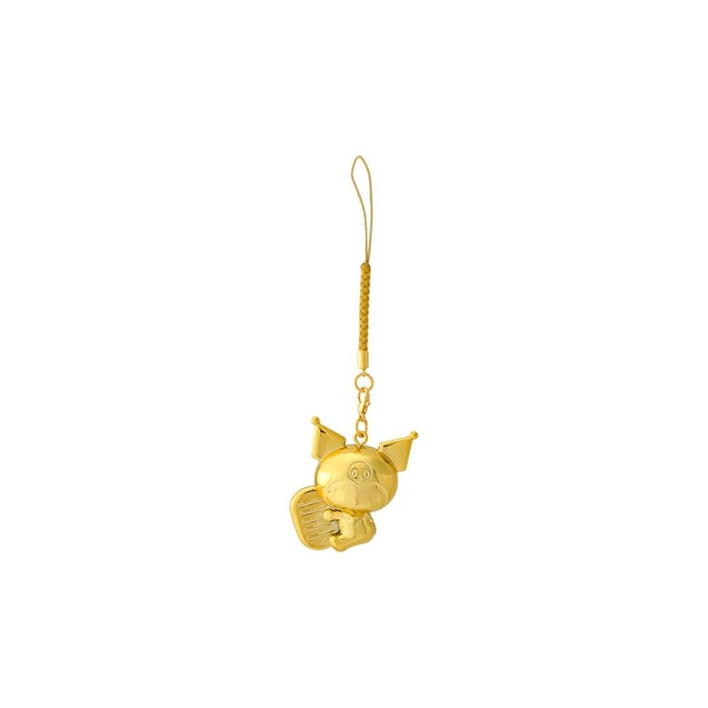 Sanrio 341835 Chrome Lanyard Keychain with Golden Roots