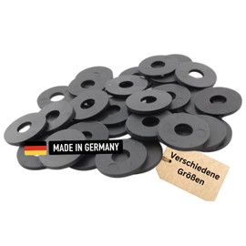 Screws4Bikes | 25 x M4 | Washer DIN9021 Plastic Large | Black