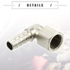 Motoforti Universal Car 90 Degree Brass Fitting Hose Adapter, Hose