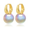 HUGE TOMATO Big Pearl Drop Earrings for Women, Statement Extra