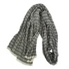 Rotfuchs Cotton Scarf Women's Scarf Men's Scarf Crinkle Look Striped