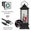 DRomance Santa Music Snow Globe Lantern with Timer Battery Operated