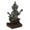 Aquarium Buddha Statue Decoration Resin Aquascaping Fish Tank Meditating Buddha