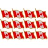 12Packs Canadian Flag Maple Pins - Canada Souvenir Gift Lapel