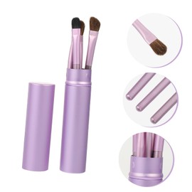 Healeved 5-piece Eye Shadow Brush Set Case Makeup Brush for Women Girl's Eyeshadow Brush Makeup Brushes Set Lightweight Portable for Travel