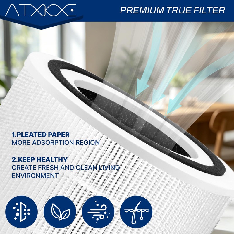 240 Replacement Filter Fits for 240 Air Purifier Cleaner, 3-in-1