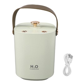 1.2L Double Spray Humidifier with Night Light USB Powered Large Capacity Tabletop Air Humidifier Diffuser for Bedroom Study Office Green