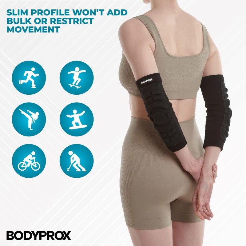 Bodyprox 바디프록스 팔꿈치 보호 패드 1쌍, 슬리브 [Large] Bodyprox Elbow