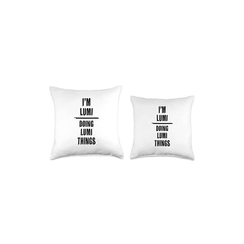 for Someone Named LUMI LUMI Things | Funny-First Name-Throw Pillow,