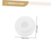 Gadpiparty 10Pcs Bathroom Sink Overflow Covers Leaking Drain Plugs for