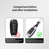 ontto 3-Button Car Key Cover Fit for Ford Flip Folding