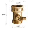 Xiny Tool Brass Garden Hose Shut Off Valve, Heavy Duty