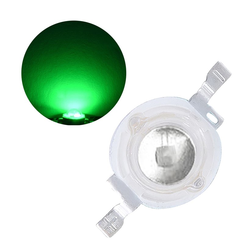 (Pack of 20) 1W Green Led Beads, Led Chip Lamp