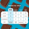 Awake Caffeinated Chocolate Bars - Dark Chocolate, 12 Bars -