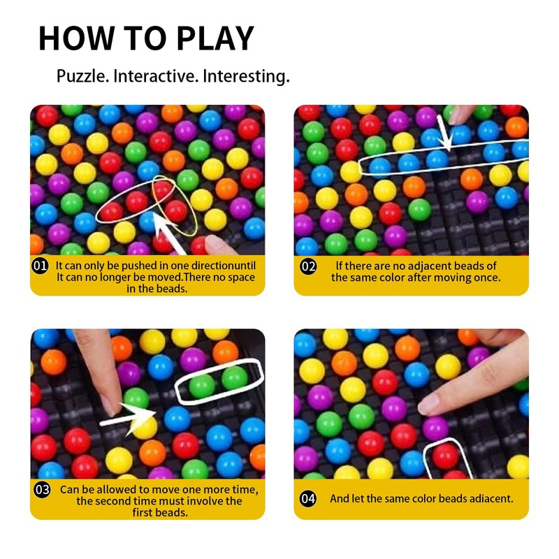 Intellectual Chessboard - Dual Duel, Intellectual Chess Board, Rainbow Ball