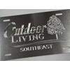 Your Business Logo Engraved Diamond Etched Silver Aluminum License Plate