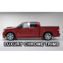 Luxury Trims Ford F150 4D Crew Cab Stainless Chrome Pillar Posts by Luxury Trims 2004-2008 4p