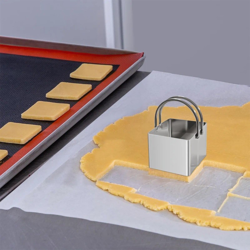 Juego De 5 Cortadores Galletas Acero Inoxidable Con Asa