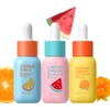 QUIUM Face Serum Skin Care Set, 3Pcs With Citrus, Watermelon,