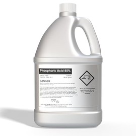 Phosphoric Acid 85% - High Purity Industrial Grade - Premium Multi-Purpose Use for Cleaning, Etching, Rust Removal, and More. (1 Gallon)