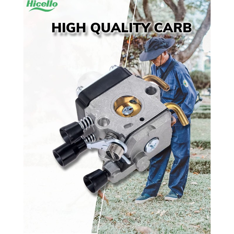 Hicello Fuel Line Carburetor Kit for STIHL FS38 FS45 FS55
