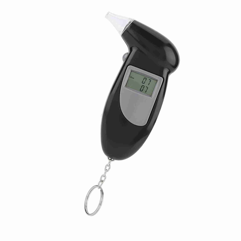 Digital LCD Screen Alcohol Breath Tester Portable Keychain Breath Analyzer
