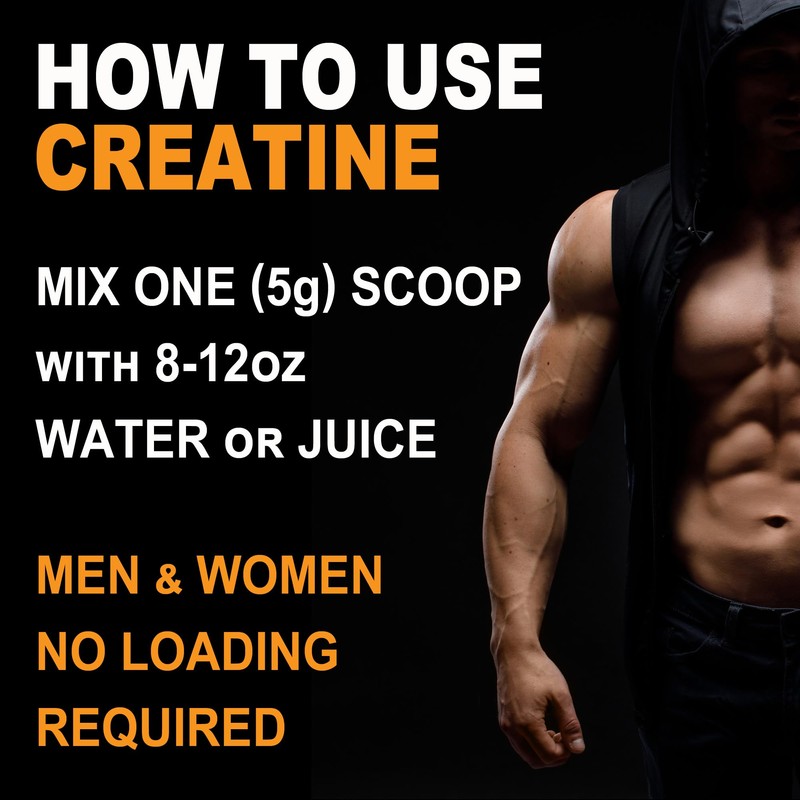It's Just! - Creatine Monohydrate Powder, Pure Creatine Powder, Made