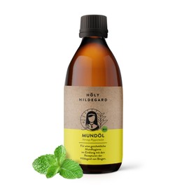 Holy Hildegard Hildegard von Bingen Mouth Oil with Wild Herbs - Mouth Pulling Oil with Yarrow, Violet Blossom & Galangal - 100% Natural, Organic & Vegan - Only 2-3 Minutes Oil Drawing Time (100 ml)