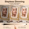 Vanity Mirror with Lights,LED Makeup Mirror,Gold,14.8“x12.6”