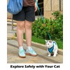 Luxelle 2 Pack Escape-Proof Cat Harness and Leash Set for