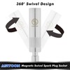 AIRTOON 7-Piece 3/8 Inch Drive Magnetic Swivel Spark Plug Socket
