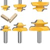 MAYLNE 1/2 inch Shank 45°Lock Miter Router bit Set 3