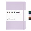 PAPERAGE Graph Paper Notebook (Lavender), 160 Pages, Medium 5.6 inches