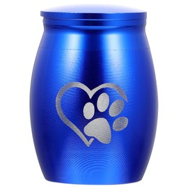 Zerodeko Pet Urn Ash Holder for Cats Cat Urns Memorial Gifts for Pets Pet Urns for Dogs Pet Memorial Gift Dog Ash Urn Reminder Stainless Steel Ornaments