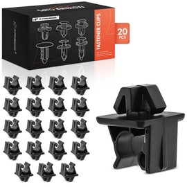 A-Premium 20PCS Nylon Trunk Lid Hood Prop Rod Clip Retainers Compatible with Hyundai Elantra, Elantra GT, Sonata, Tucson, Veloster, Excel, Tiburon & Kia Optima, Sorento, Sportage, Sedona, Spectra