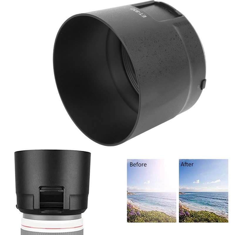 ET-83D Camera Lens Hood Replacement ABS Lens Hood Lens Cover