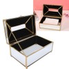 Household Mirror Surface Tissue Box Living Room Makeup Tissue Napkin