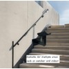LANGLIER Handrail Brackets for Adjustable Staircase Stair Railing Brackets with