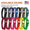Dogline Biothane Waterproof Dog Collar Strong Coated Nylon Webbing with