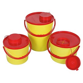 Discharge Container for Cannulas & Syringes 5 L with Lid
