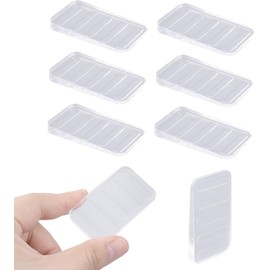 8PCS Plastic Shims - Furniture Leveling Wedges - Adjustable Furniture Levelers - Table Wobble Fixer for Uneven Floors Doors Cabinets Toilet (Transparent)